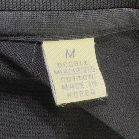 Peter Millar Black Polo Shirt M Cotton Short Sleeve Golf Casual - Picture 6 of 8